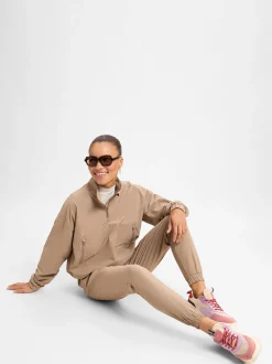 Aim'n Damen Hose - Espresso Windbreaker Pants in melange