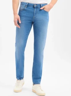 Alberto Herren Jeans - Pipe in medium stone