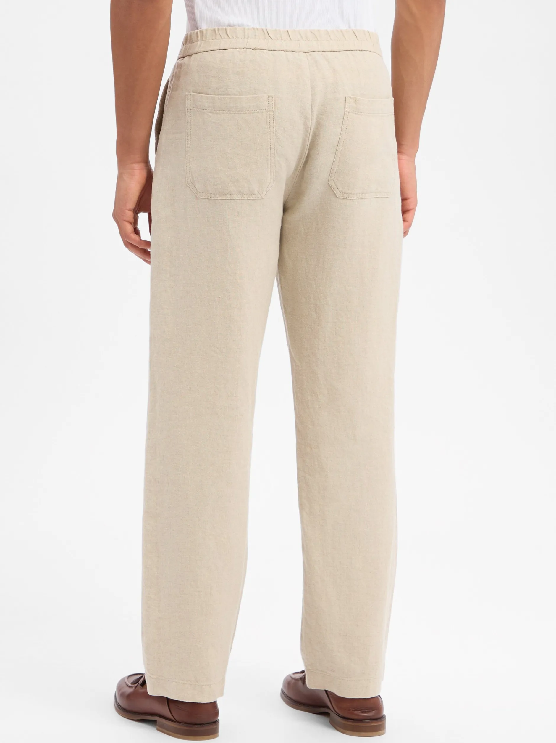 Alberto Herren Leinenhose - Luis-Gu in beige