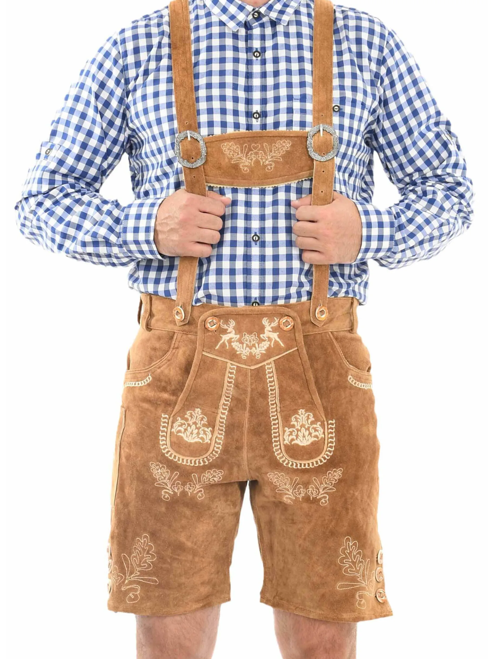 Alessandro Salvarini Erwachsene Trachtenhose - ASFerdl in braun