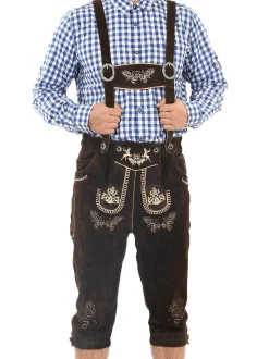 Alessandro Salvarini Herren Trachtenhose - ASGustl in braun