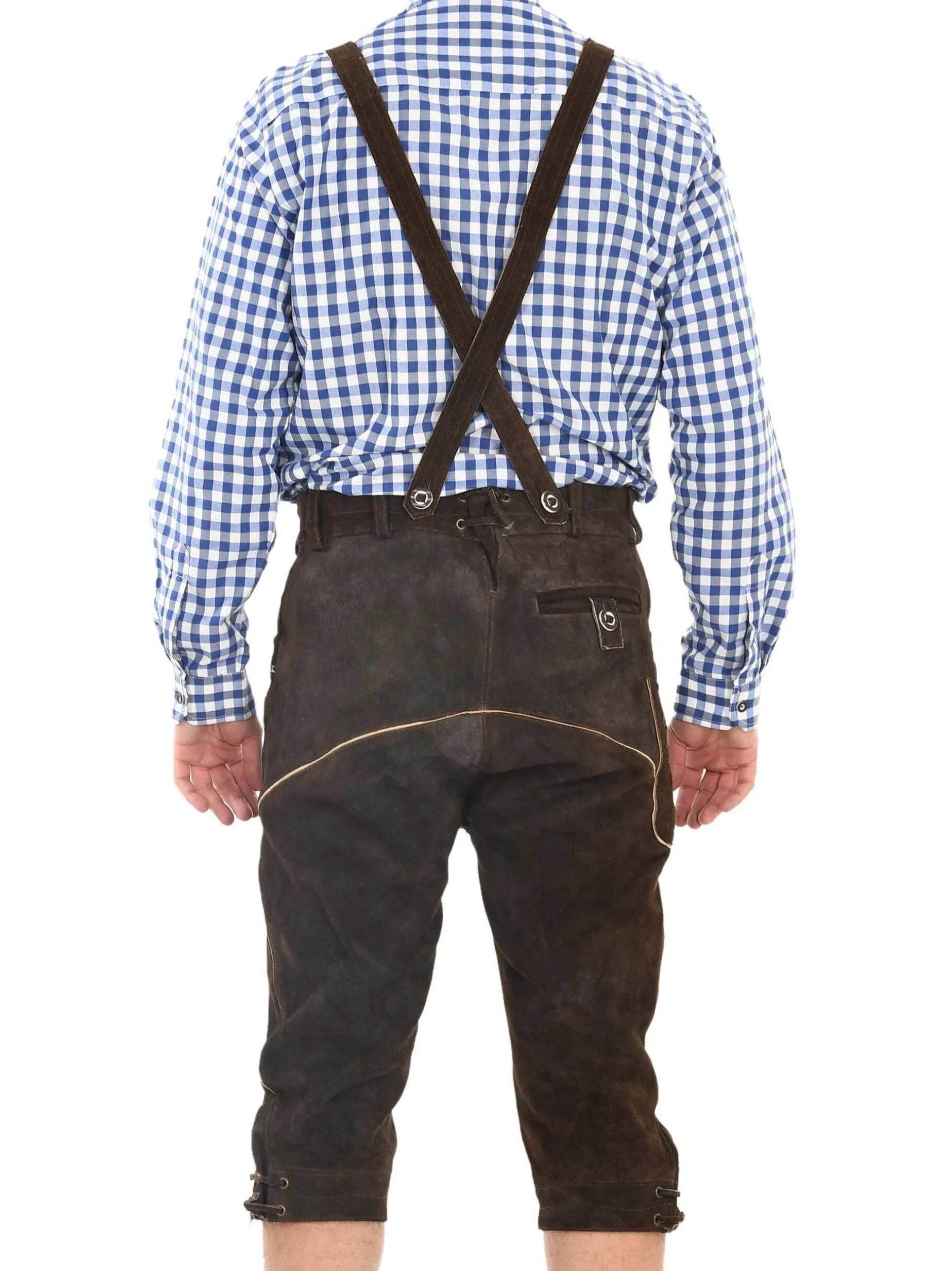 Alessandro Salvarini Herren Trachtenhose - ASGustl in braun