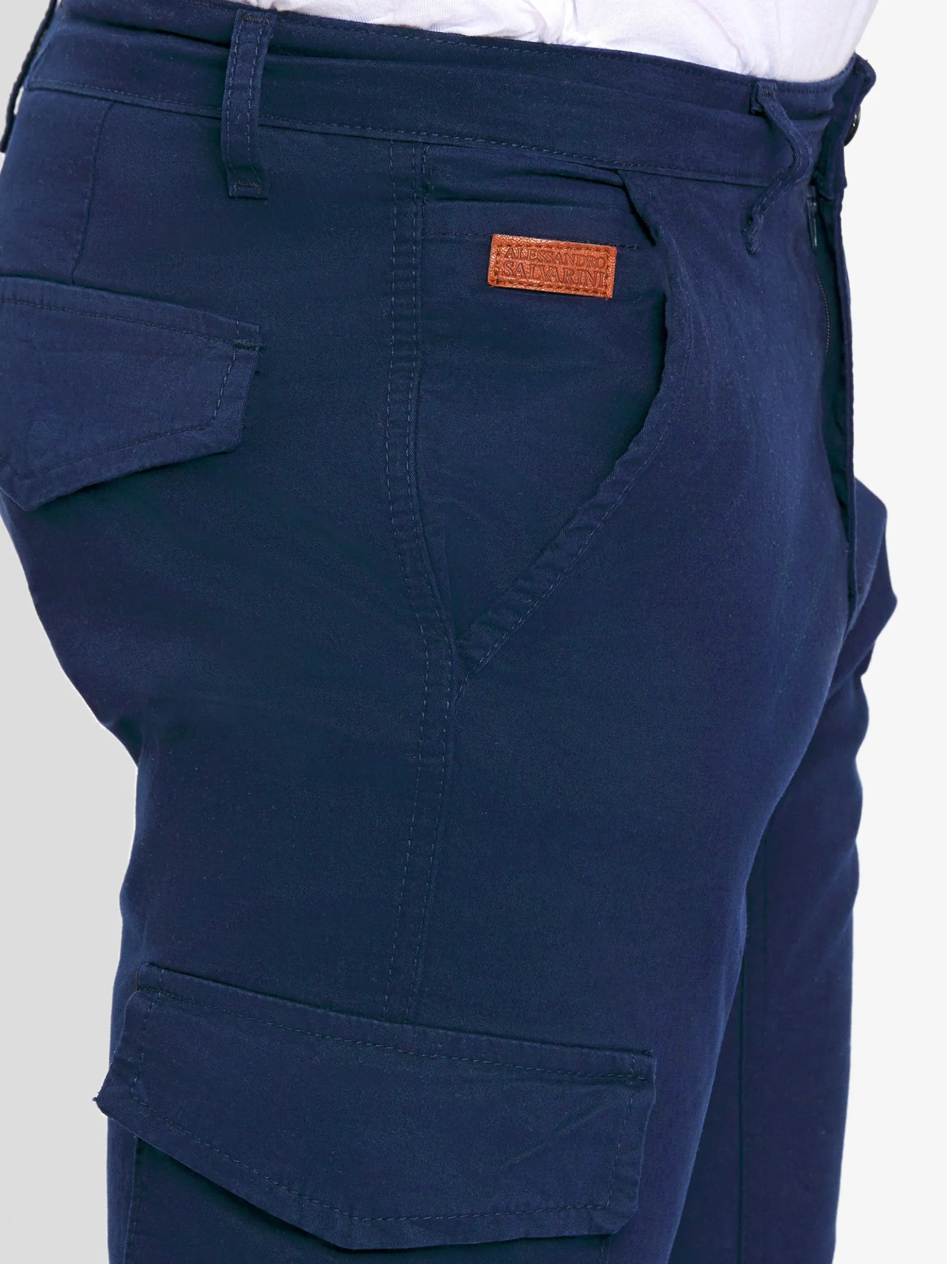 Alessandro Salvarini Herren Stoffhose - ASJacamo in blau
