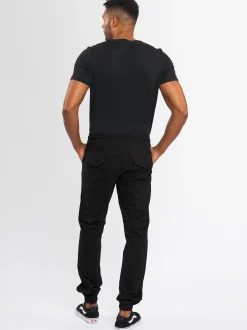 Alessandro Salvarini Herren Stoffhose - ASGenteliio in schwarz