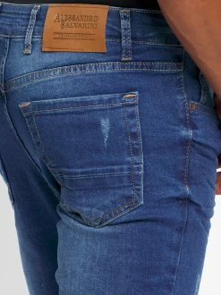Alessandro Salvarini Herren Jeans - ASMinero in blau