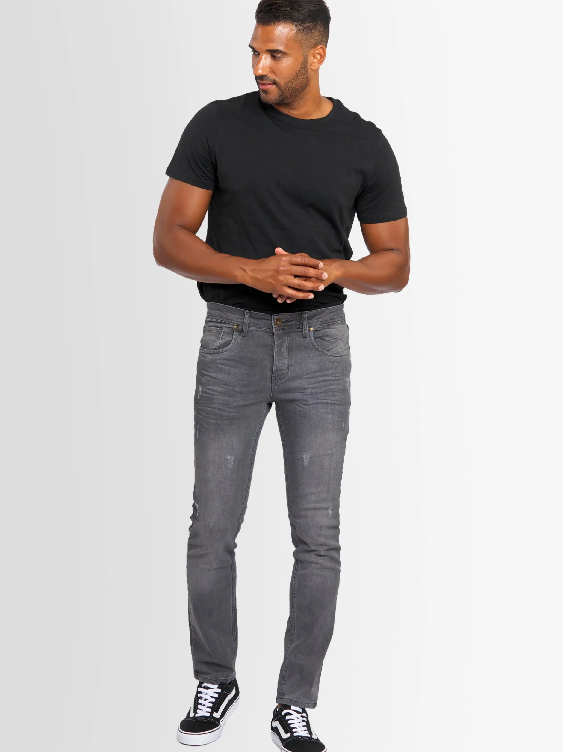 Alessandro Salvarini Herren Jeans - ASLuca in grau
