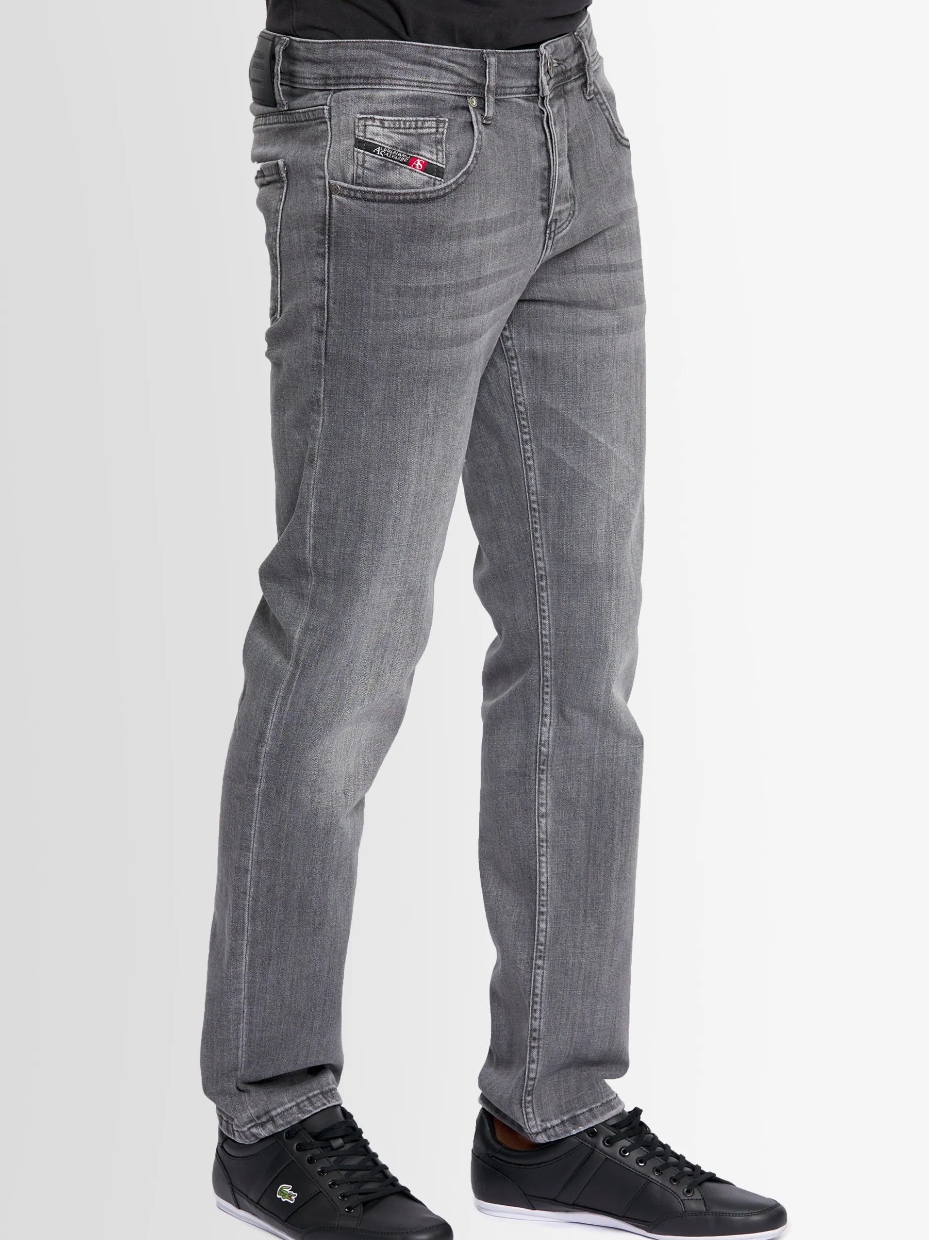 Alessandro Salvarini Herren Jeans - ASArcilio in grau