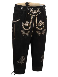 Alessandro Salvarini Herren Trachtenhose - ASGustl in schwarz