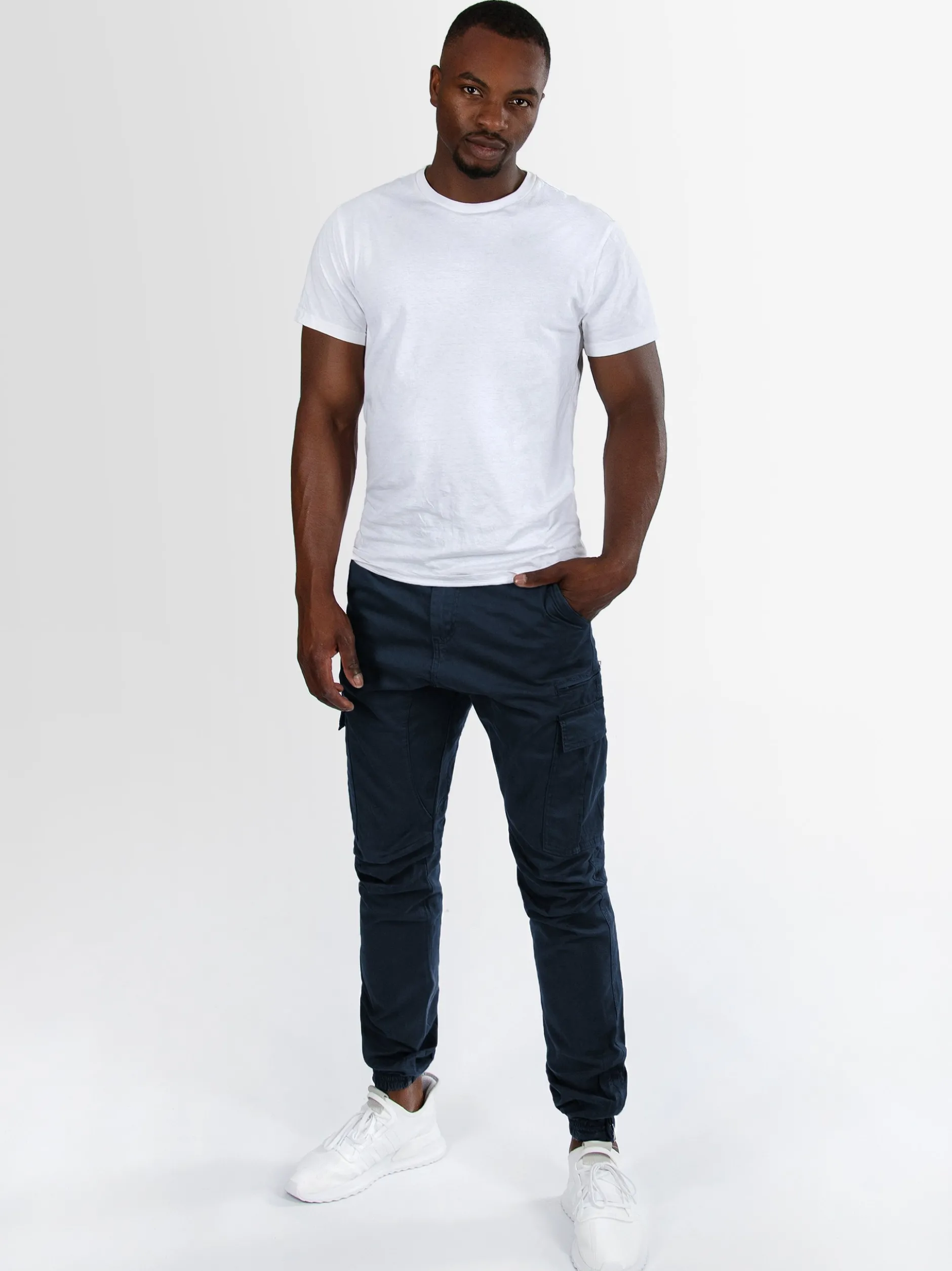 Alessandro Salvarini Herren Cargohose - ASGiacomi in blau