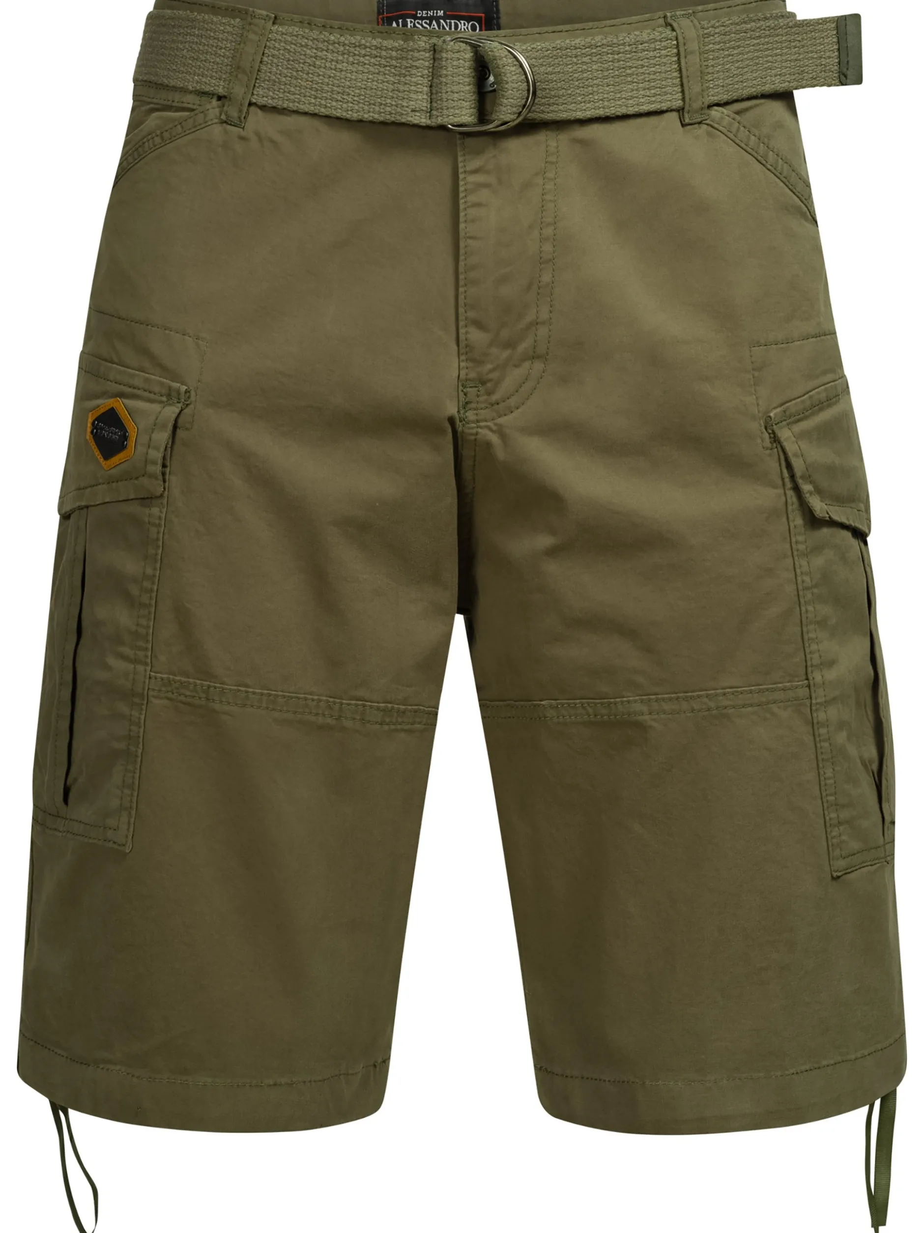 Alessandro Salvarini Herren Cargoshorts - ASLeon in oliv