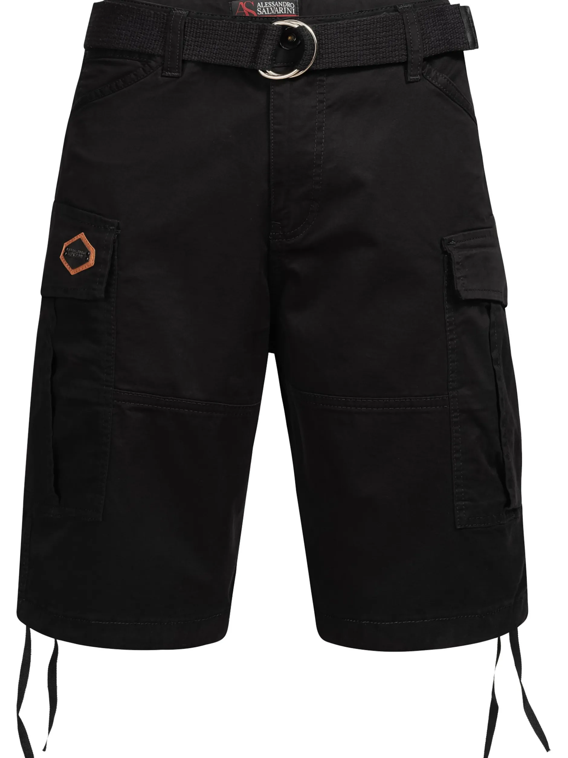 Alessandro Salvarini Herren Cargoshorts - ASLeon in schwarz