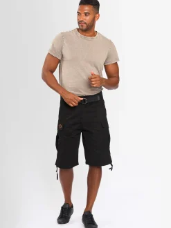 Alessandro Salvarini Herren Cargoshorts - ASLeon in schwarz