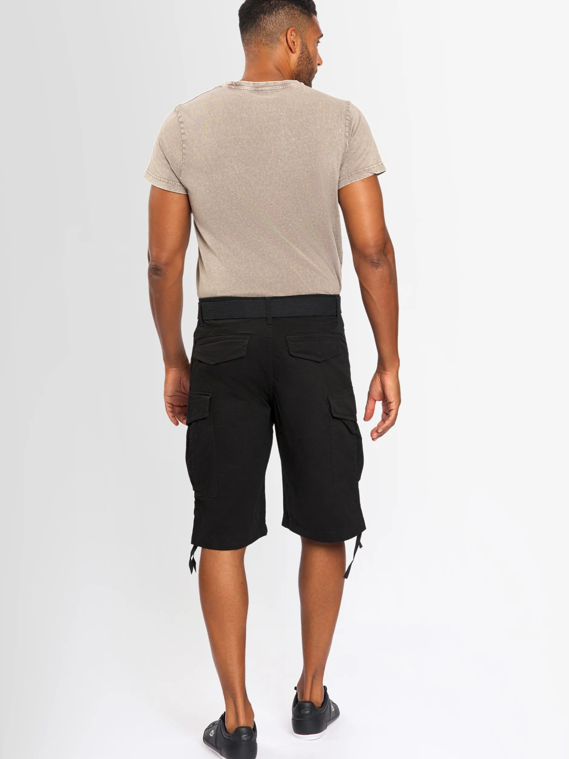 Alessandro Salvarini Herren Cargoshorts - ASLeon in schwarz