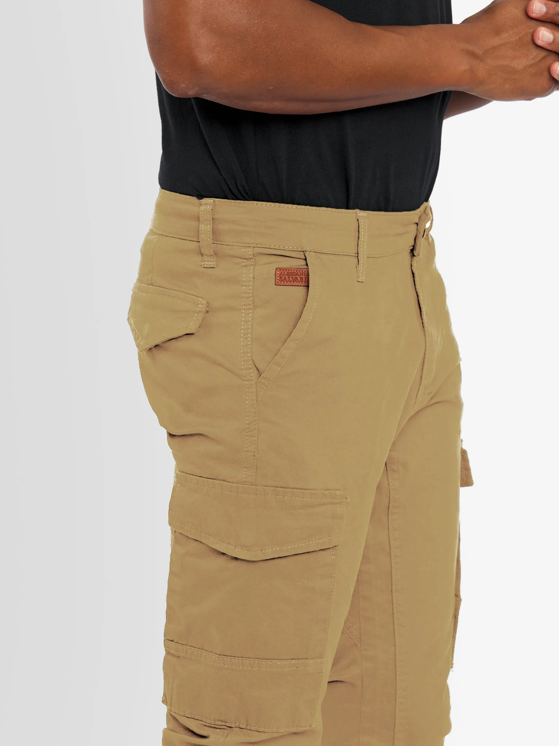 Alessandro Salvarini Herren Stoffhose - ASJacamo in beige