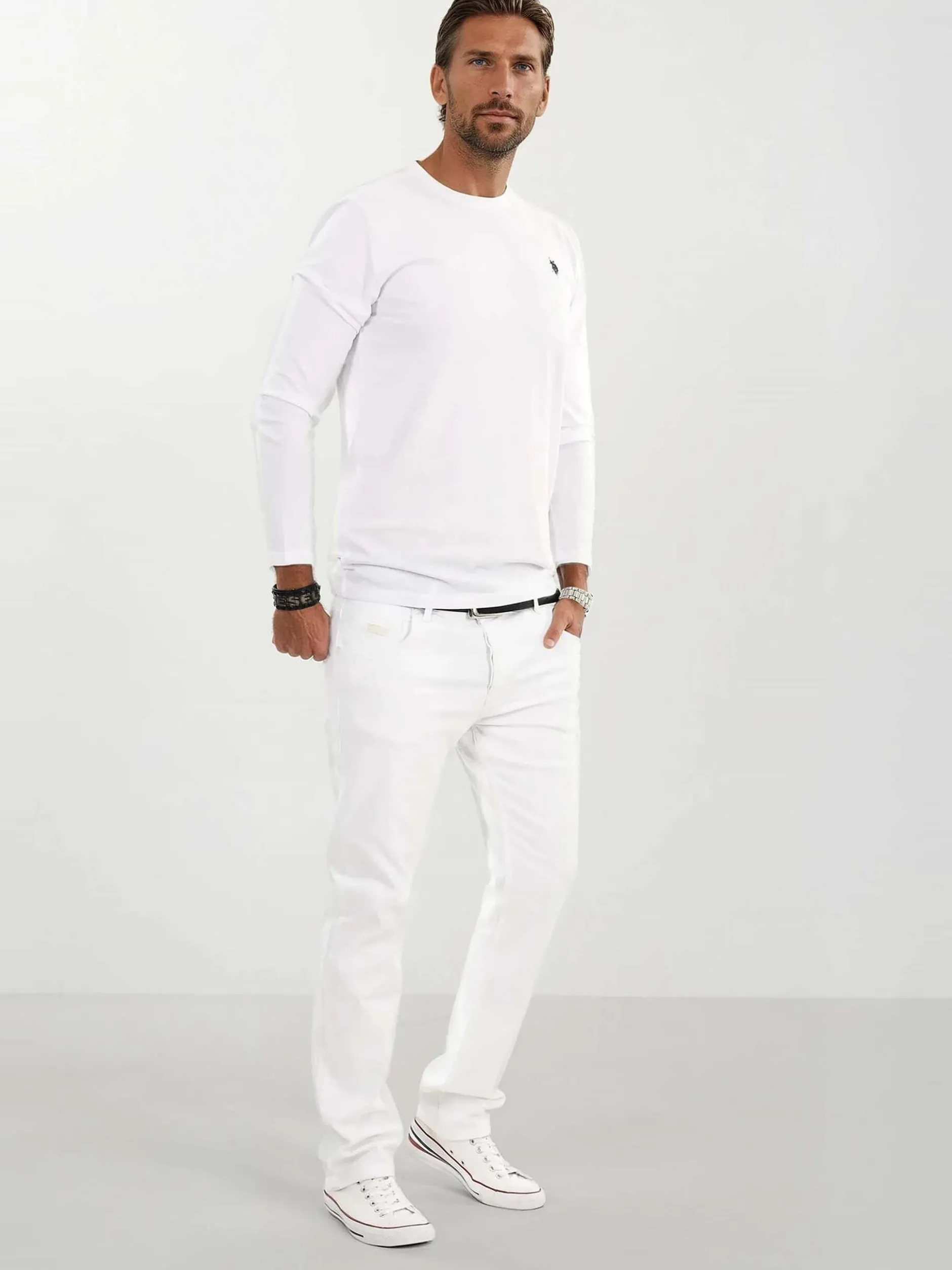 Alessandro Salvarini Jeans in weiß