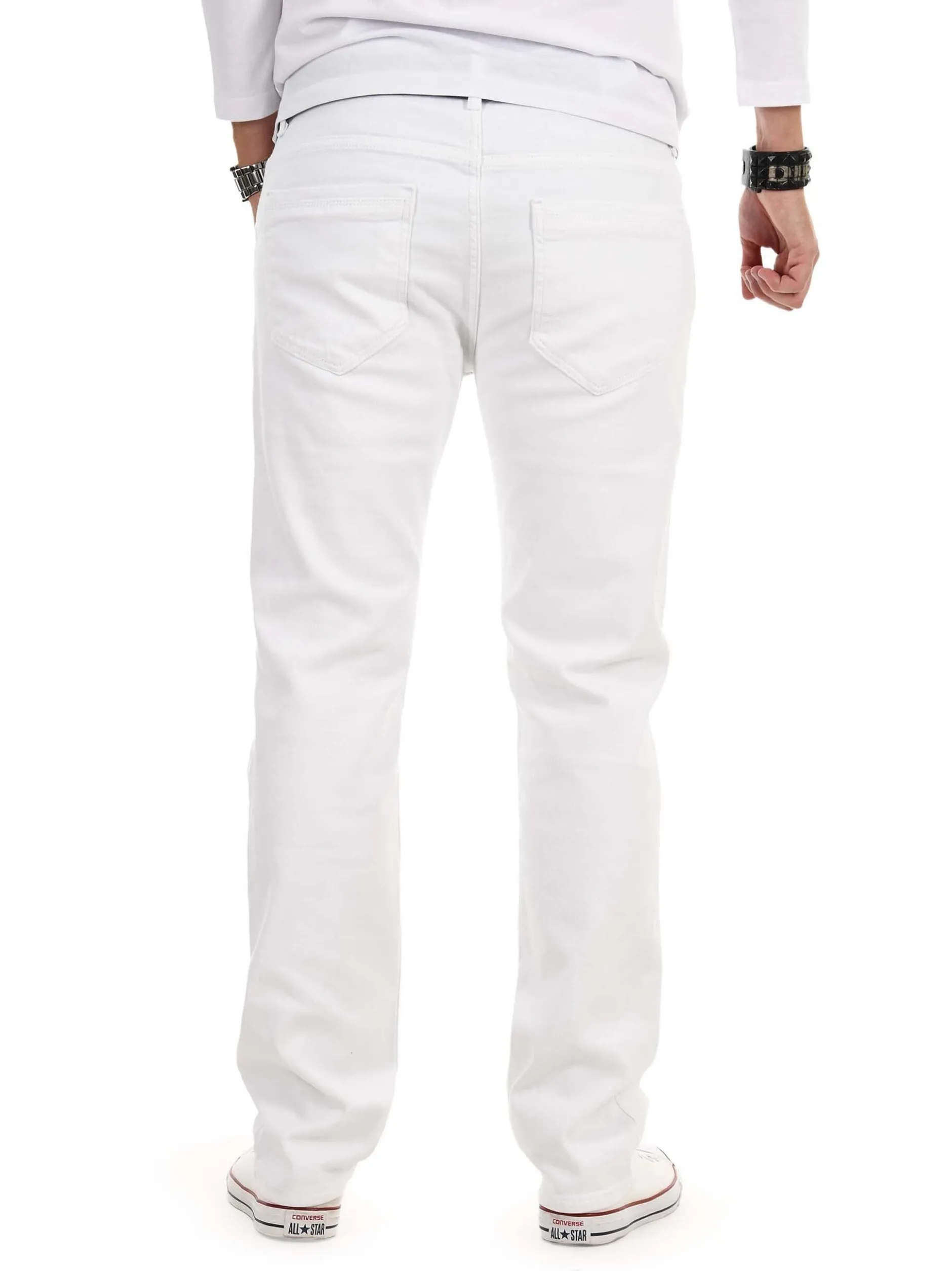 Alessandro Salvarini Jeans in weiß
