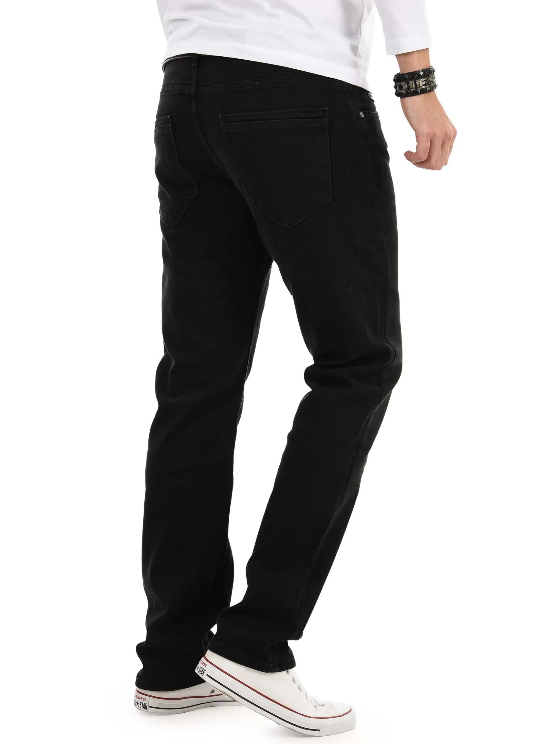 Alessandro Salvarini Jeans in schwarz
