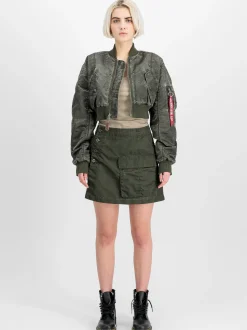 Alpha Industries Damen Bomberjacke in oliv