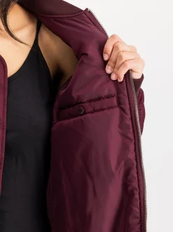 Alpha Industries Damen Bomberjacke in bordeaux