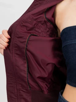 Alpha Industries Damen Bomberjacke in bordeaux