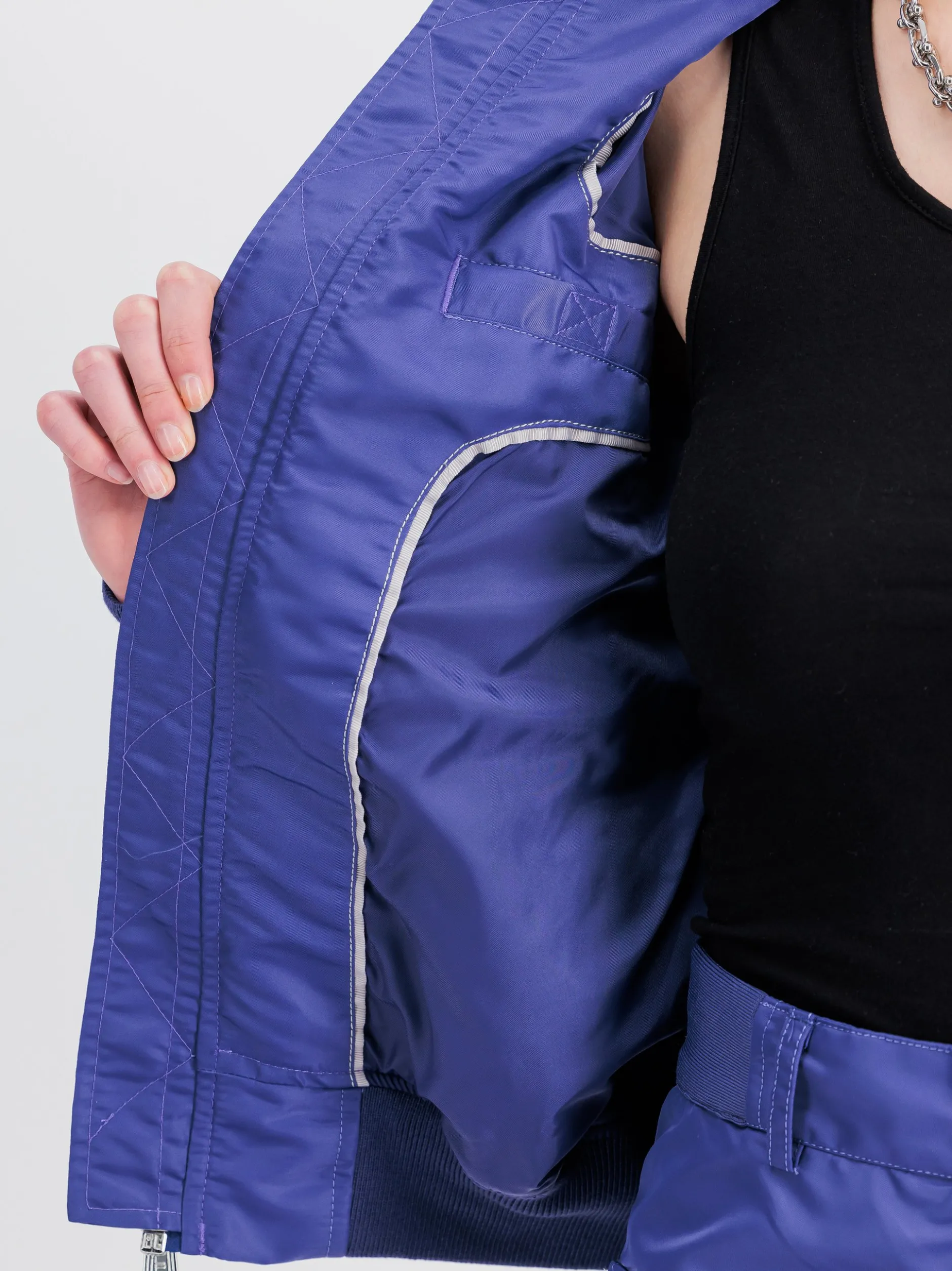 Alpha Industries Damen Bomberjacke in lila