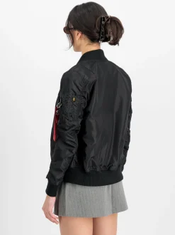 Alpha Industries Damen Bomberjacke in schwarz