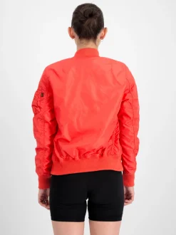 Alpha Industries Damen Bomberjacke in rot