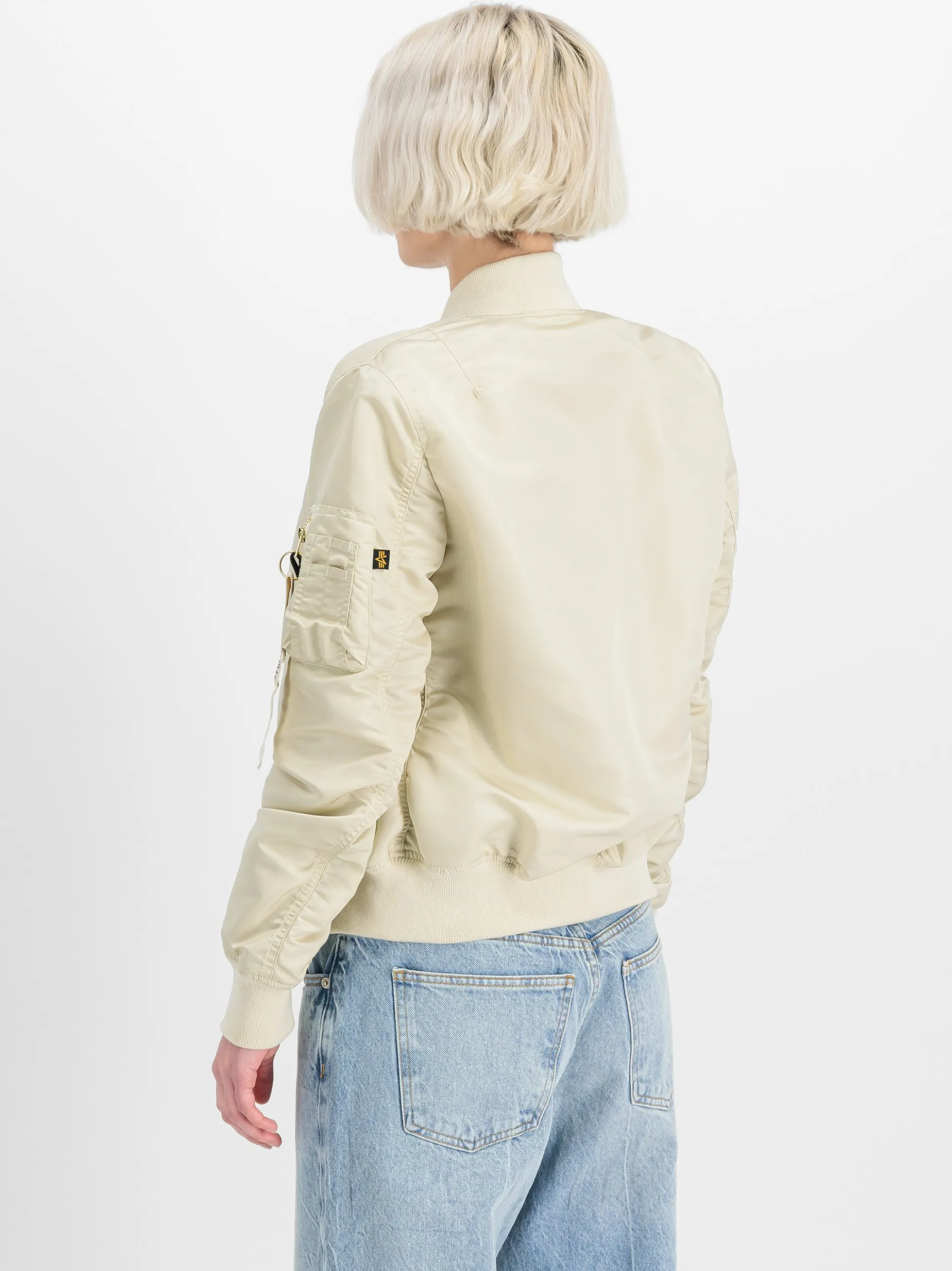 Alpha Industries Damen Bomberjacke in beige
