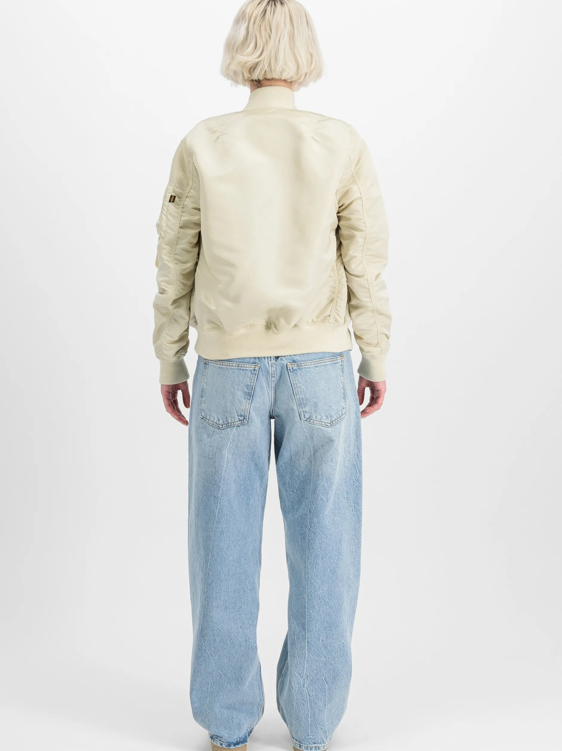 Alpha Industries Damen Bomberjacke in beige
