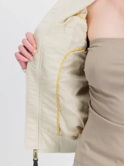 Alpha Industries Damen Bomberjacke in beige
