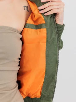 Alpha Industries Damen Bomberjacke in grün
