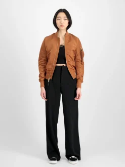 Alpha Industries Damen Bomberjacke in cognac