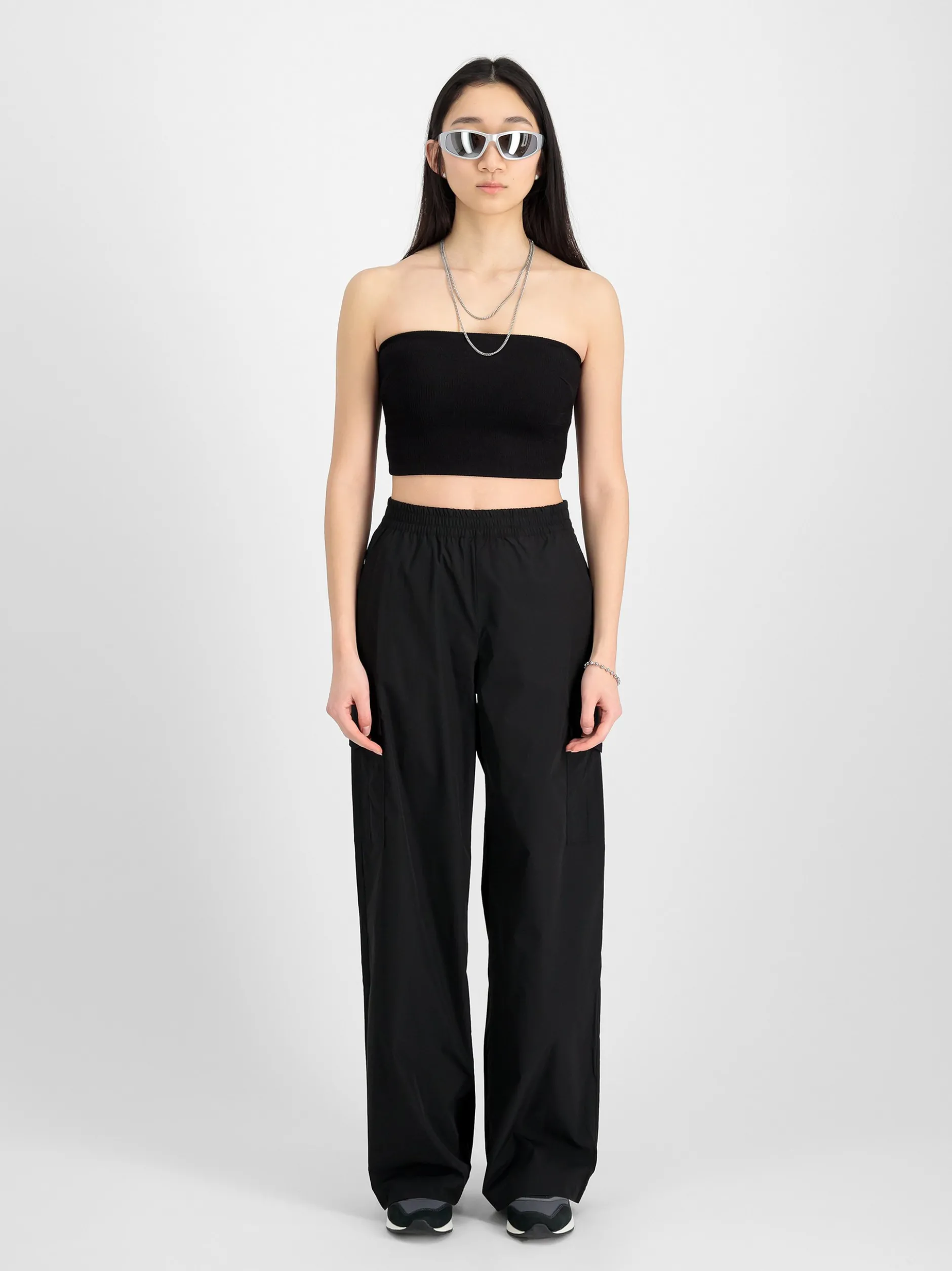 Alpha Industries Damen Hose in schwarz