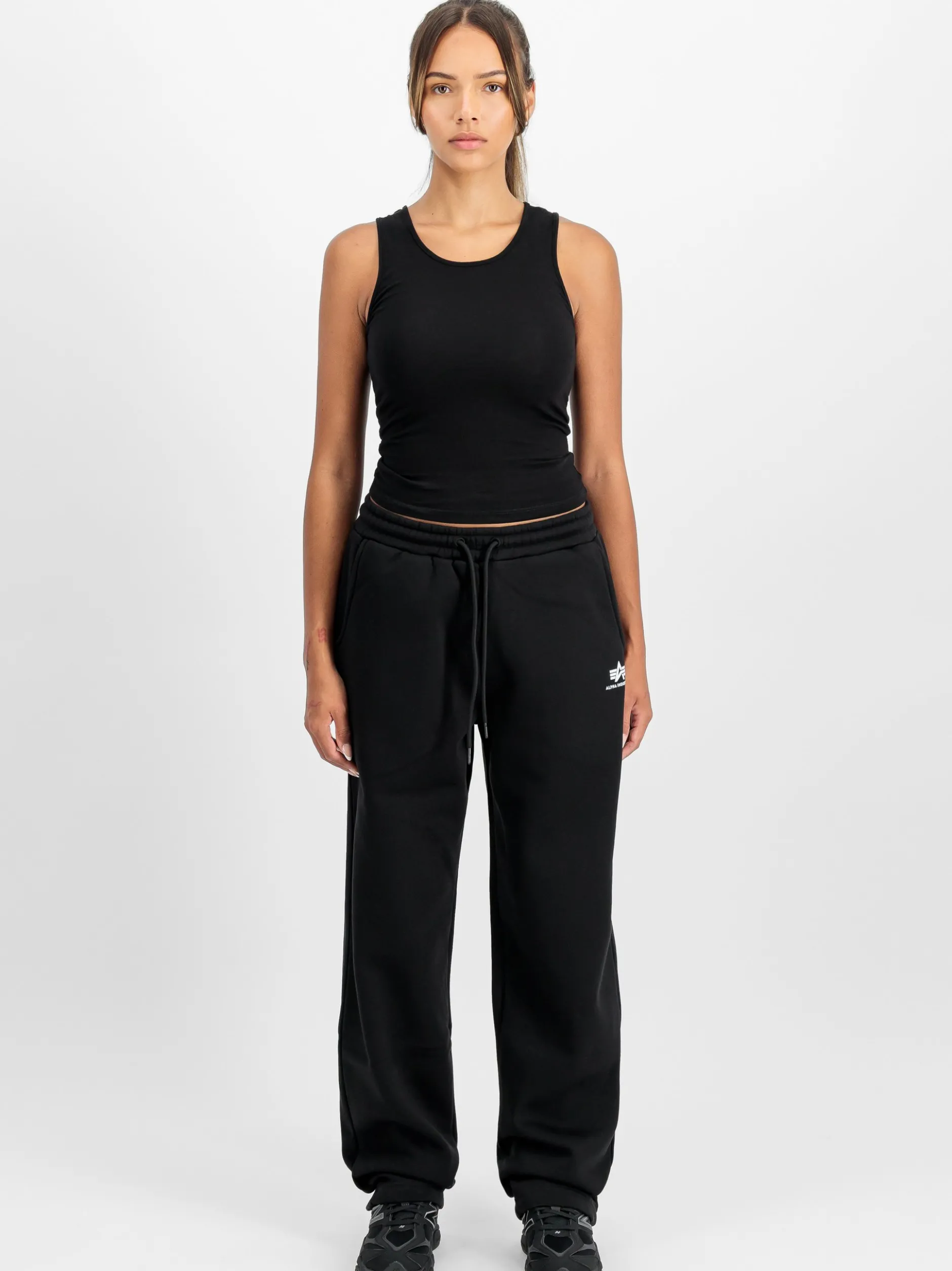 Alpha Industries Damen Jogginghose in schwarz