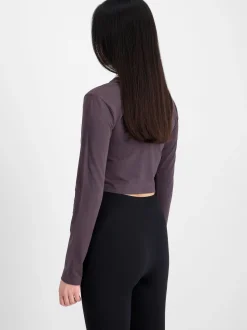 Alpha Industries Damen Langarmshirt in lila