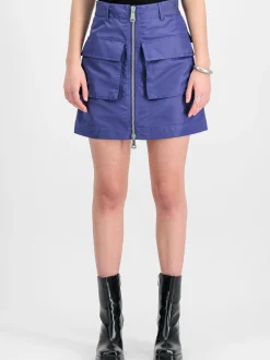 Alpha Industries Damen Minirock in purple
