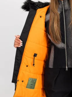 Alpha Industries Damen Parka & Winterjacke in schwarz