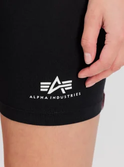 Alpha Industries Damen Radlerhose in schwarz