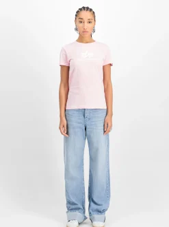 Alpha Industries Damen T-Shirt in rosa