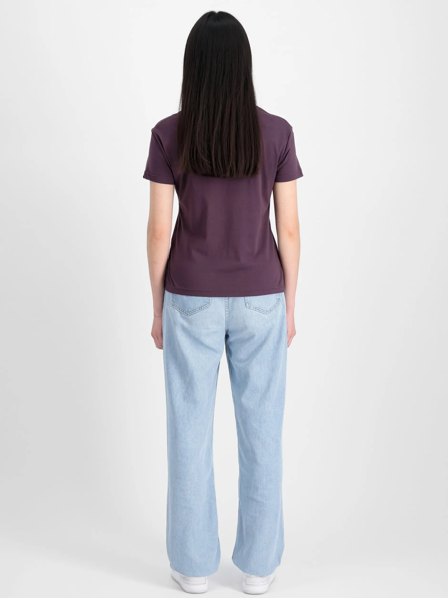 Alpha Industries Damen T-Shirt in lila