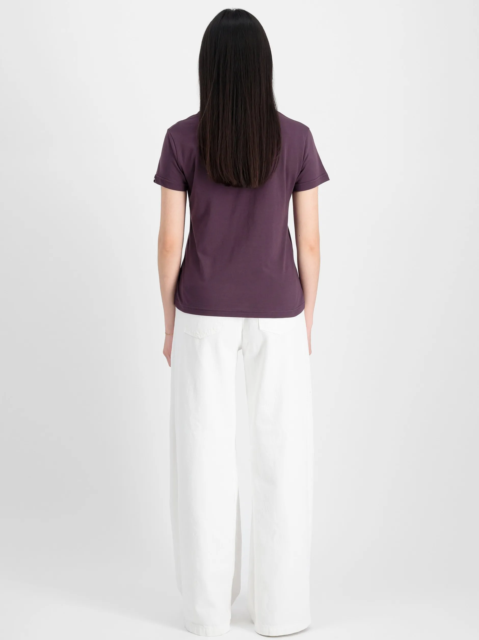 Alpha Industries Damen T-Shirt in lila