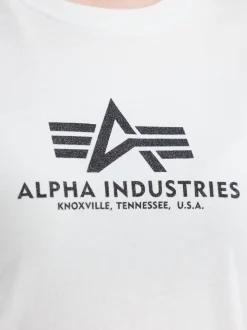 Alpha Industries Damen T-Shirt in weiß