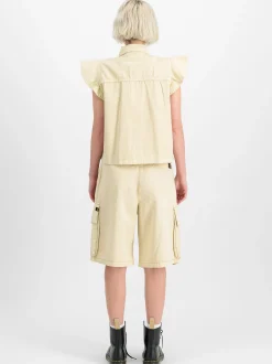 Alpha Industries Damen Weste in weiß