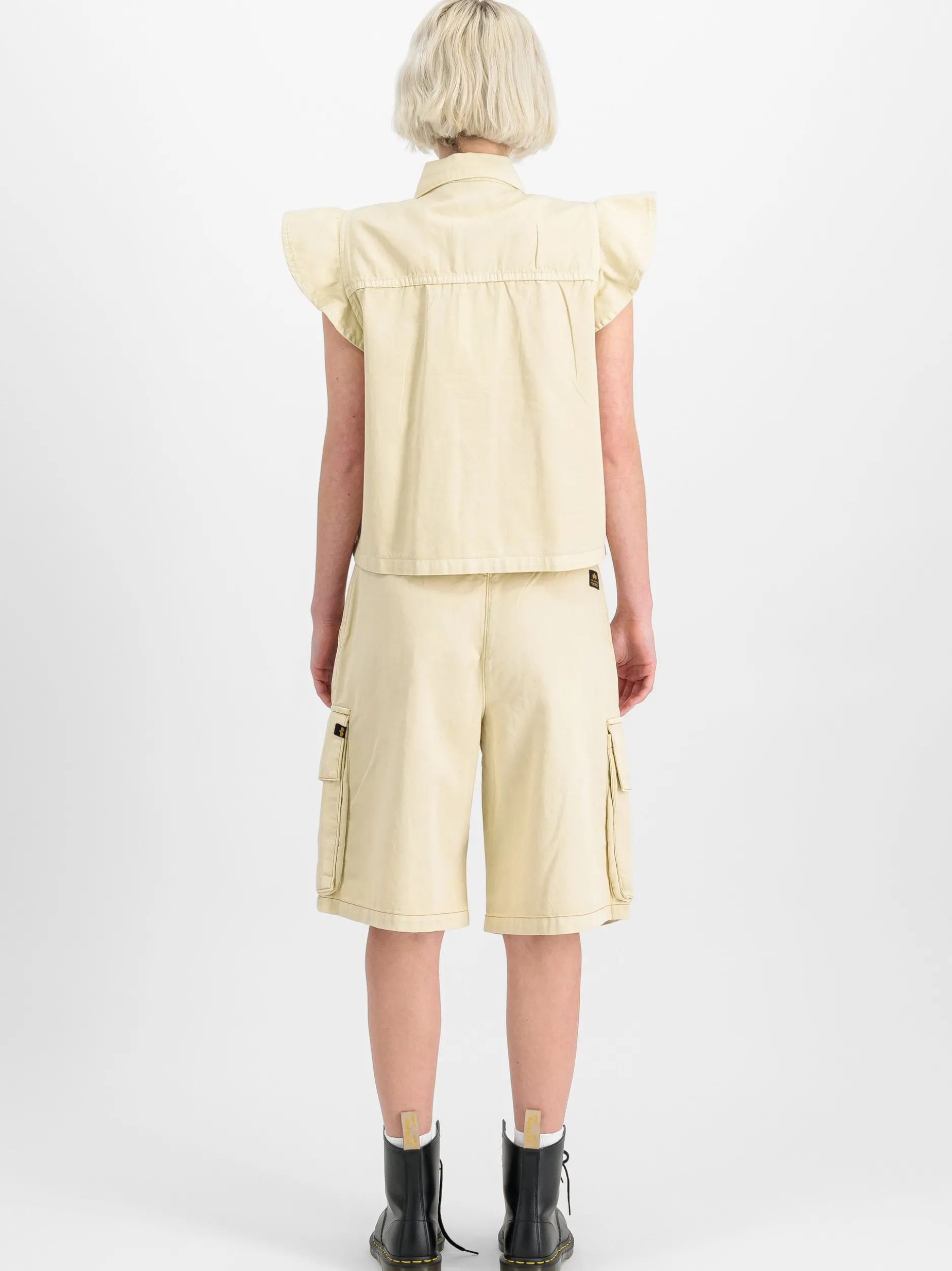 Alpha Industries Damen Weste in weiß