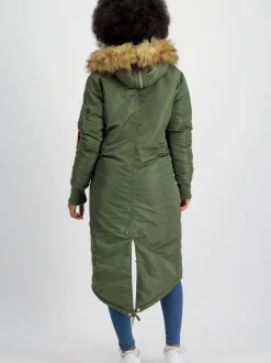 Alpha Industries Damen Winterjacke in grün