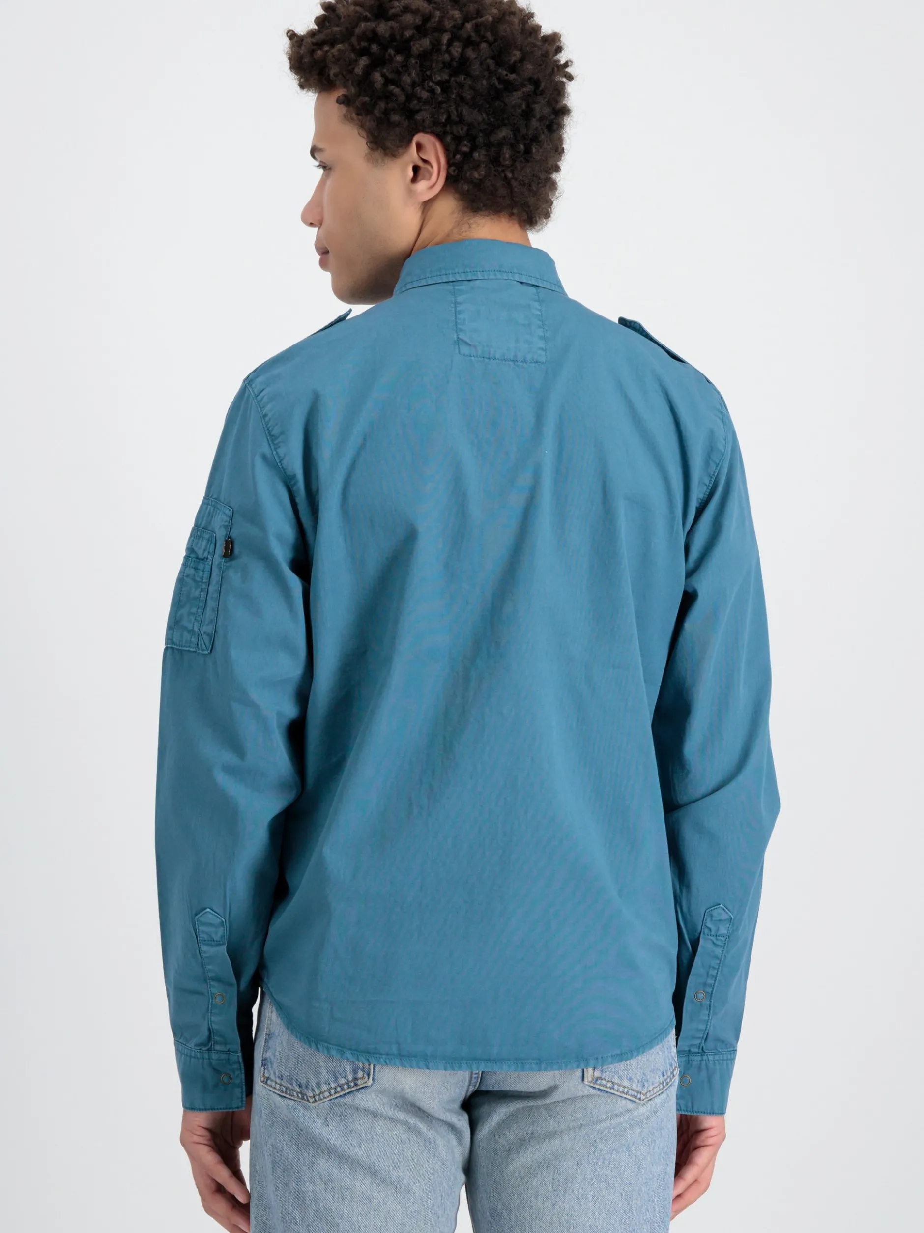 Alpha Industries Herren Hemd in marine
