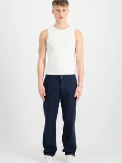 Alpha Industries Herren Hose in blau