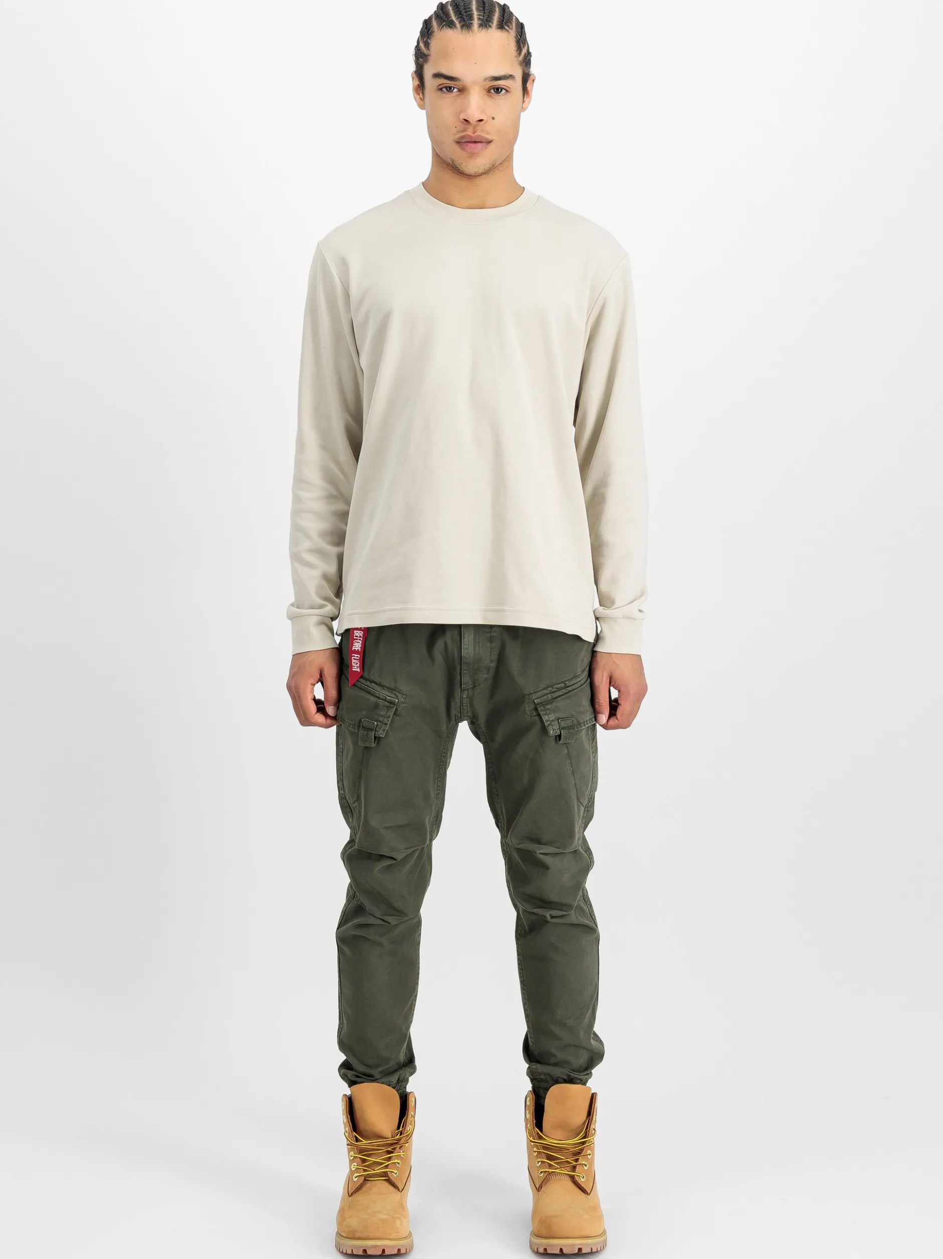 Alpha Industries Herren Hose in grau