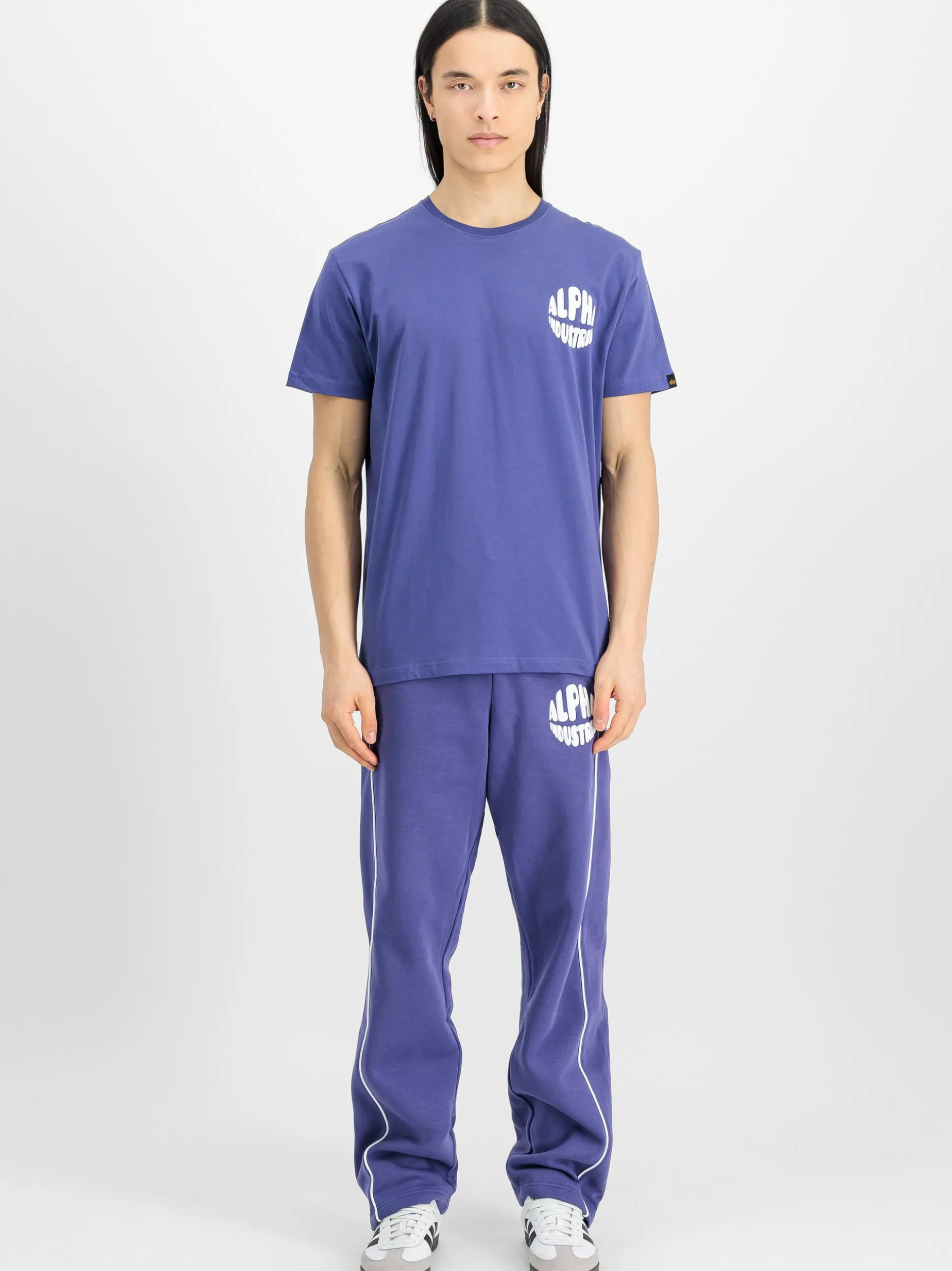 Alpha Industries Herren Jogginghose in purple