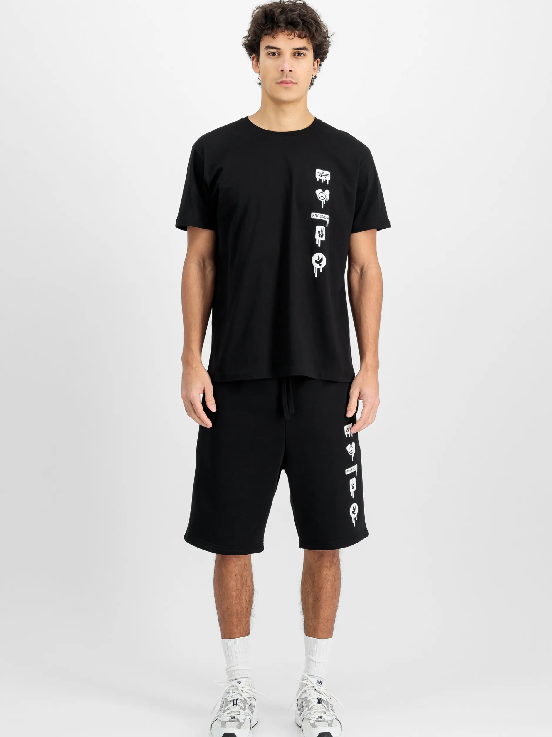 Alpha Industries Herren Kurze Hose in schwarz
